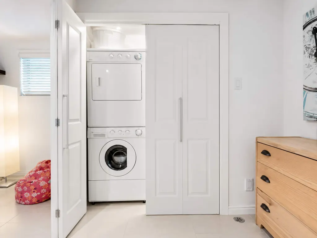 Laveuse et sécheuse dans le logement